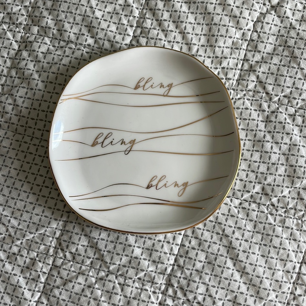 Bling trinket tray